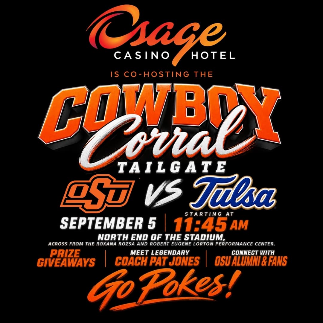 Osage Casinos co-hosting Cowboy Corral Tailgate ...
