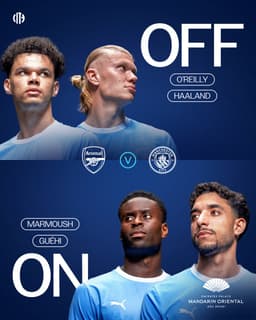 @ManCity: 54. Two more changes 🔄

🔴 3-0 🩵 https://t.co/92yM7kIisL