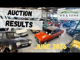 June Auction Results! - WB & SONS CLASSIC CAR AUCTION