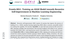 Frontis-MA1: Training an AI4AI Model towards Recursive Self-Improvement in Machine Learning Engineering