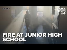 Crews respond to fire at Ferrucci Junior High in Puyallup, no one inside school