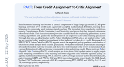 PACT: From Credit Assignment to Critic Alignment