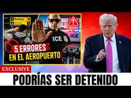 Deja de Hacer Estas 5 COSAS en el AEROPUERTO... O EL ICE PODRÍA DETENERTE.