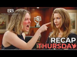 The Bold and the Beautiful 5-21-26 - B&B May 21, 2026 - Full RECAP Hope goes crazy and slaps Steffy