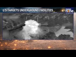 Iran War: US Releases Video Of Precision Strikes Inside Iran | Underground Targets Hit | News9