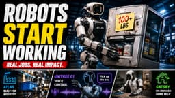 Humanoid Robots Are Finally Doing Real Work — Atlas, Unitree G1 & Gatsby Explained