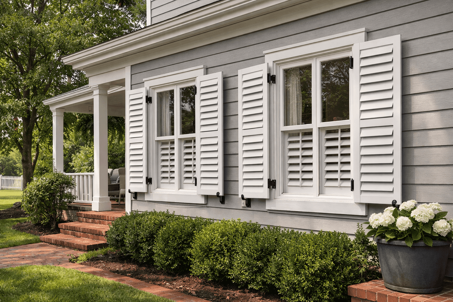 Plantation Shutters Exterior for Weather-Resistant Homes