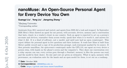 nanoMuse: An Open-Source Personal Agent for Every Device You Own