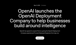 @therundownai: OpenAI officially launched its standalone business unit called "The Deployment Company".

The move i...