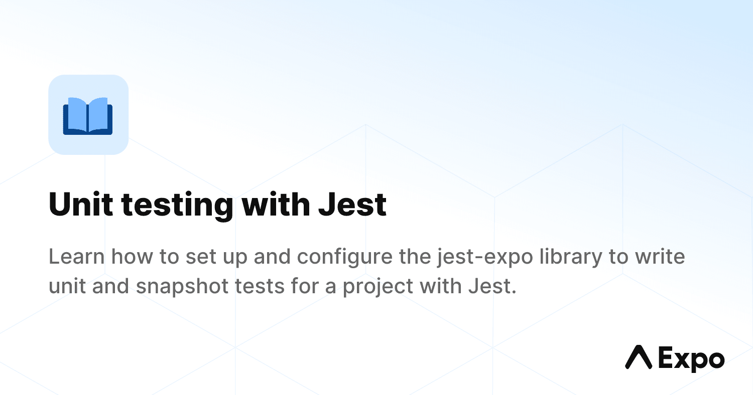Unit testing with Jest
