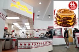 In-N-Out's 44-gram protein burger is dividing fitness fans