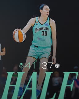 @nyliberty: HT in Minny 🚨

#SEAFOAMSZN | #LIGHTITUPNYL🗽 https://t.co/NiAmA49l8I