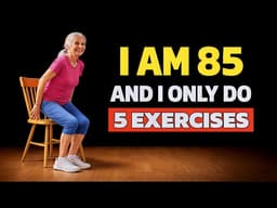 Over 60? This 5 Minute Daily Chair Workout Keeps Knees Strong & Pain-Free | Senior Health Tip