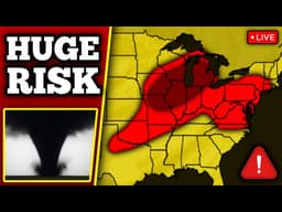 🔴 BREAKING TORNADO OUTBREAK COVERAGE - Large Tornadoes Likely With LIVE Storm Chasers...