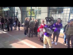 International District Station Crowd Sound Transit Link Light Rail New 2 Line Opening Day