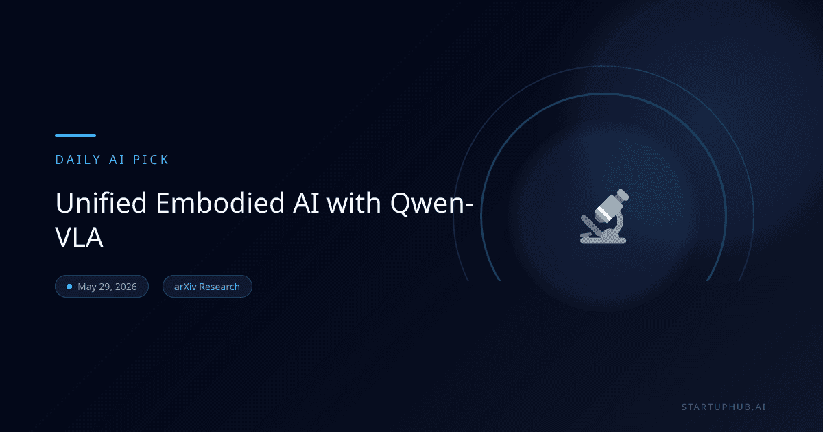 Unified Embodied AI with Qwen-VLA