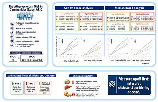 ApoB, the LDL-C/TC ratio, and the hierarchy of lipid risk ...