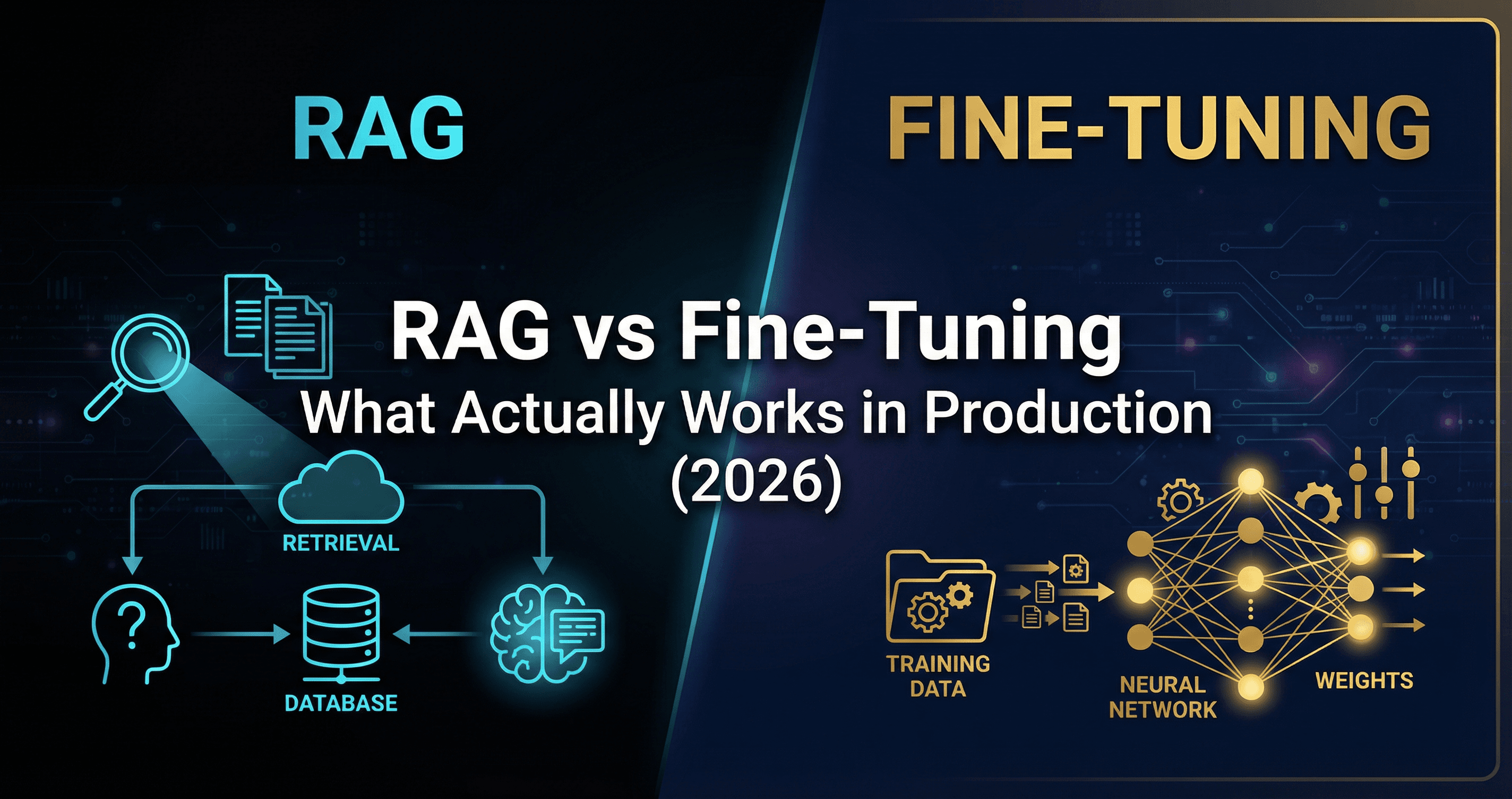 RAG vs Fine-Tuning for LLMs (2026): Production Guide | Umesh Malik