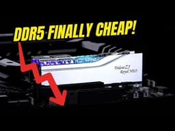 DDR5 Memory Prices Are Dropping — Here’s the Real Reason Why?