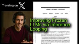 Improving Frozen LLMs via Inference Looping