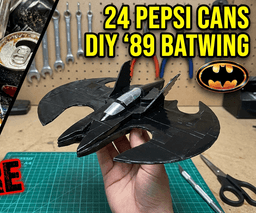 Scratch-Built '89 Batwing From 24 Soda Cans : 7 Steps
