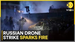 Russian Drone Strike Ignites Fire in Zaporizhzhia Apartment Block Killing Two | WION News