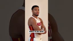 First Look at Giannis in HEAT Uniform! 🔥 #miamiheat #giannis #nba