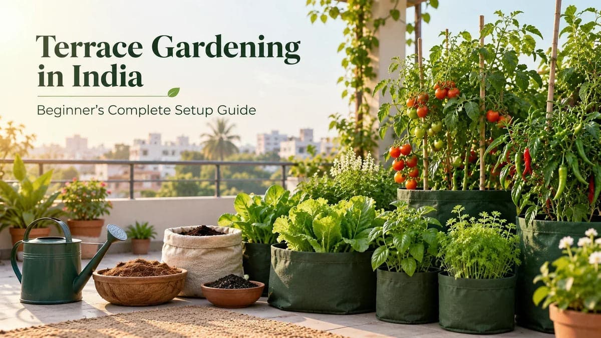 Terrace Gardening in India for Beginners: Complete Setup Guide