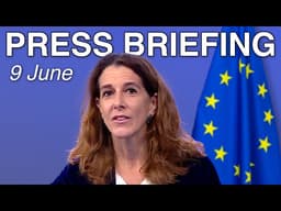 EU Commission Full Briefing 09/06/2026 - Apple AI, Kushner Project, Migration, Red Sea