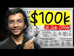 If I Wanted a $100K AI Job in 6 Months, I'd Do This (No Paid Courses)