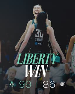 @nyliberty: BIG DUBS IN THE CHAT 👐

#SEAFOAMSZN | #LIGHTITUPNYL🗽 https://t.co/8ze8O3jwOm