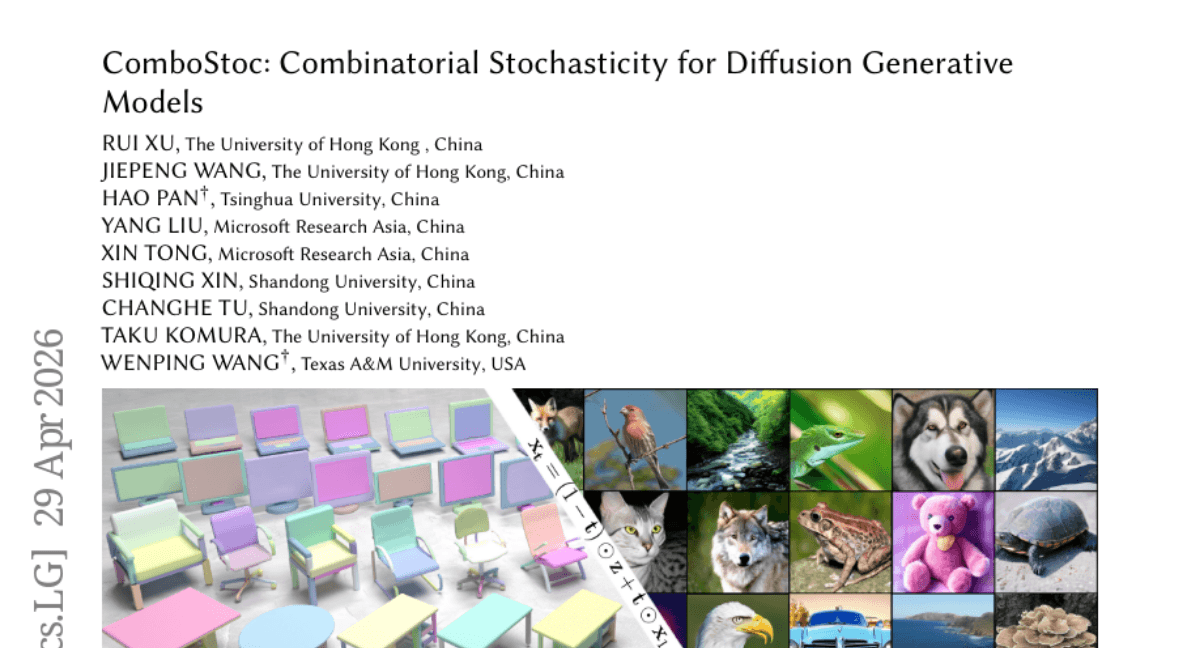 ComboStoc: Combinatorial Stochasticity for Diffusion Generative Models
