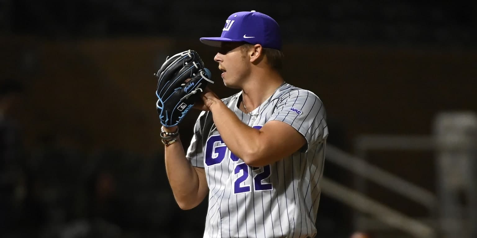 Athletics pitching prospect Grant Richardson at home ...