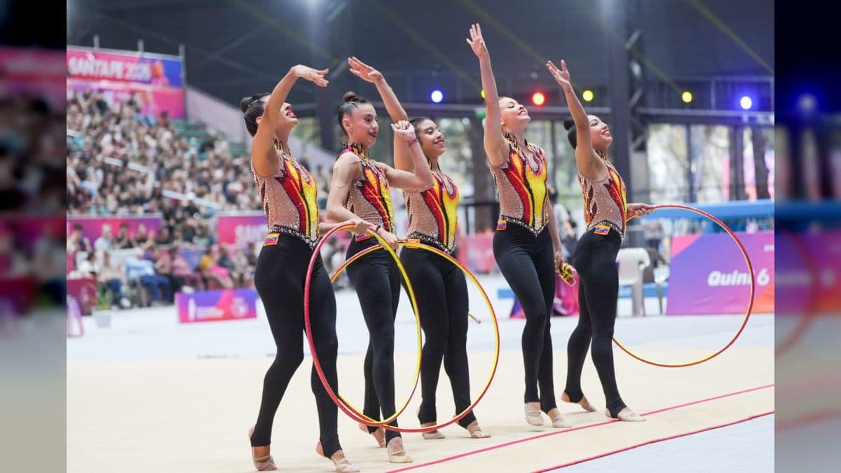 Rhythmic gymnastics won silver in the all-round modality of the ...