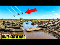 Russia's Tanks Tried to Cross a Shallow River... Then THIS Happened