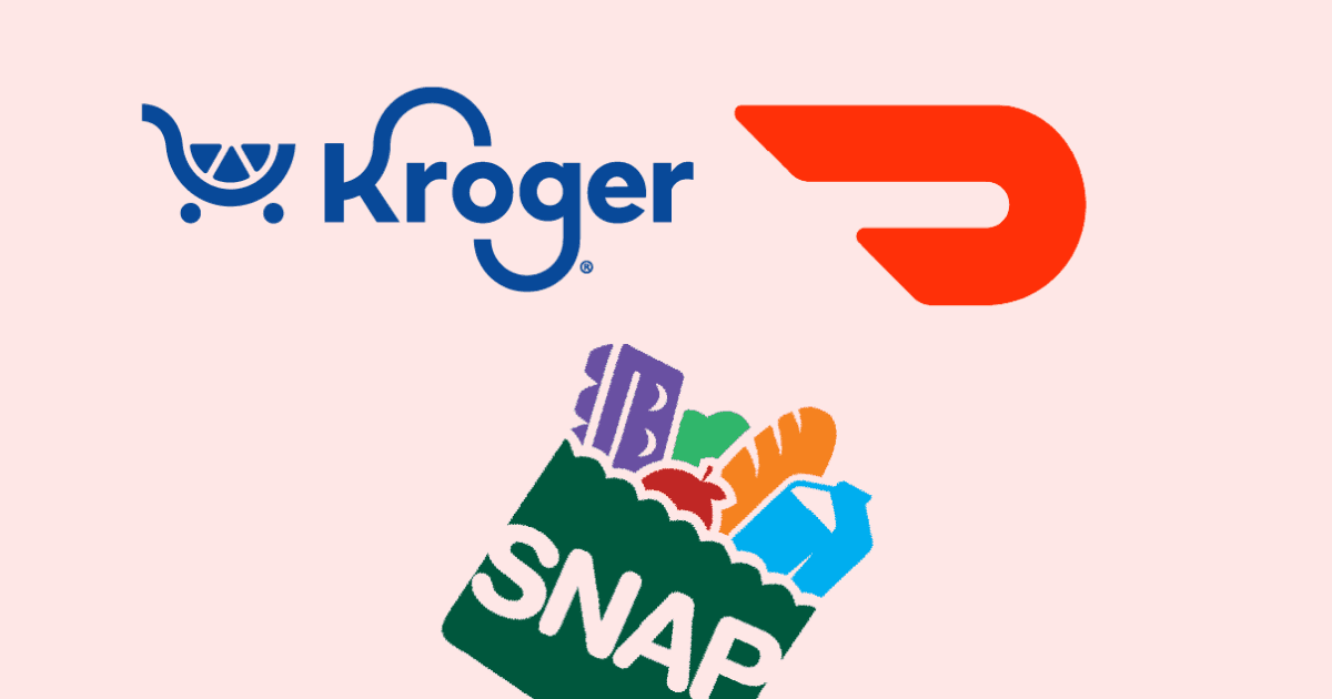 SNAP can now be used to pay for Kroger delivery on DoorDash