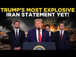 TRUMP IRAN ANNOUNCEMENT LIVE | President Trump Authorizes Massive Strike on Iran Targets | Trump