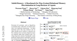 SubtleMemory: A Benchmark for Fine-Grained Relational Memory Discrimination in Long-Horizon AI Agents
