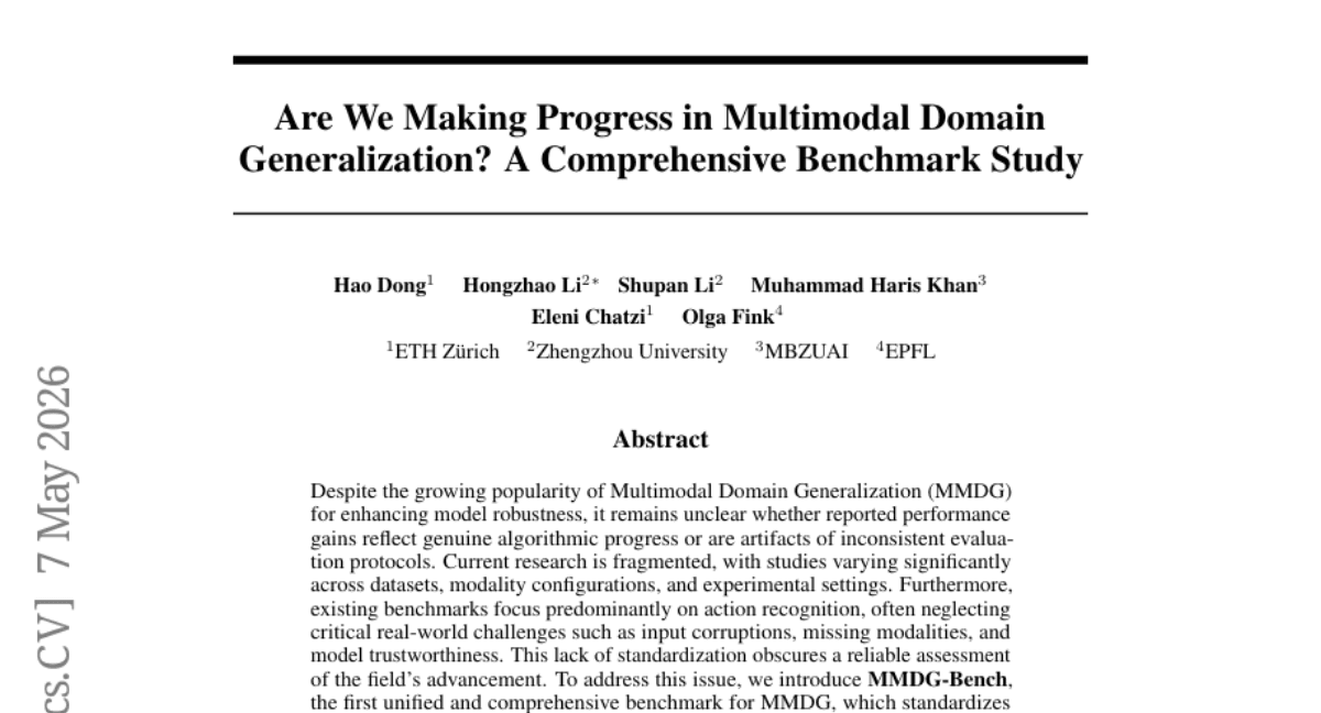 Are We Making Progress in Multimodal Domain Generalization? A Comprehensive Benchmark Study
