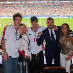 Beckhams reunite for England World Cup clash as ...