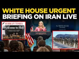 WHITE HOUSE IRAN BRIEFING LIVE | Karoline Leavitt Gives Urgent Update on Military Operations | LIVE