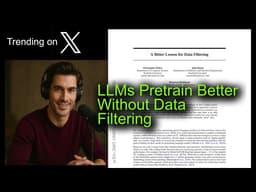 LLMs Pretrain Better Without Data Filtering