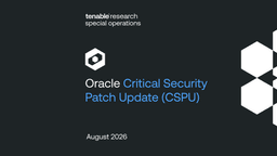 Oracle Critical Security Patch Update August 2026