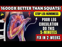 Leg Numbness After 60? This Chair Trick Changes Everything | Senior Health Tips 