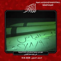 @TracTerrorism: Islamic Resistance Front in Syria (IRFS) Fires Artillery at Israel Defense Force (#IDF) Al-Jazira Ba...