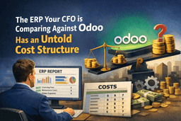 The ERP Your CFO Is Comparing Against Odoo Has an Untold Cost Structure - Odoo Solutions Odoo vs SAP Business One: Total Cost of Ownership India