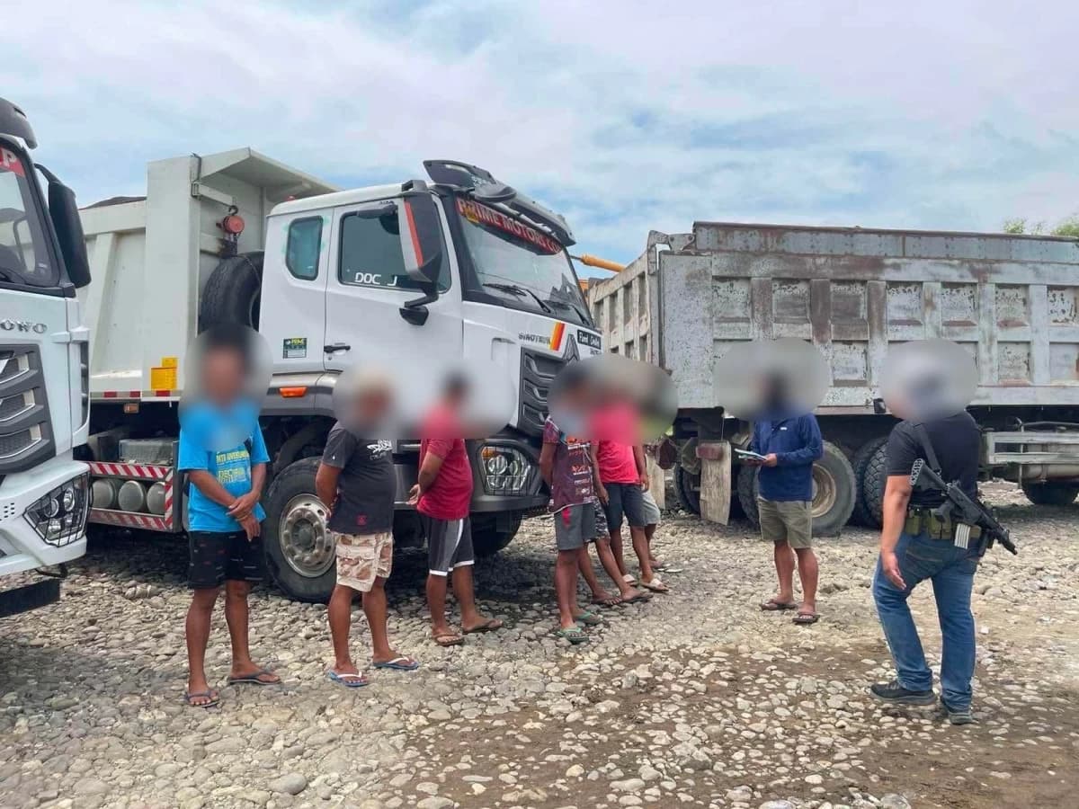 7 arrested, P16 M in illegal quarry materials, equipment ...
