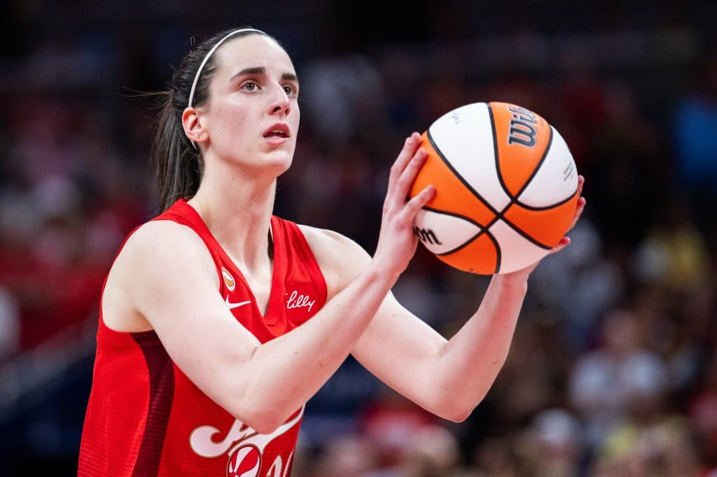 LOOK: Caitlin Clark Gives Fans First Look at New Purple CC1 Sneakers