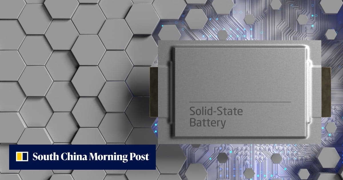 Writing the rulebook? China to steer world’s first solid-state battery standards