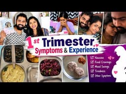1st Trimester Symptoms & Experience🫄| Husband care is important ✅ | pregnancy journey 💓